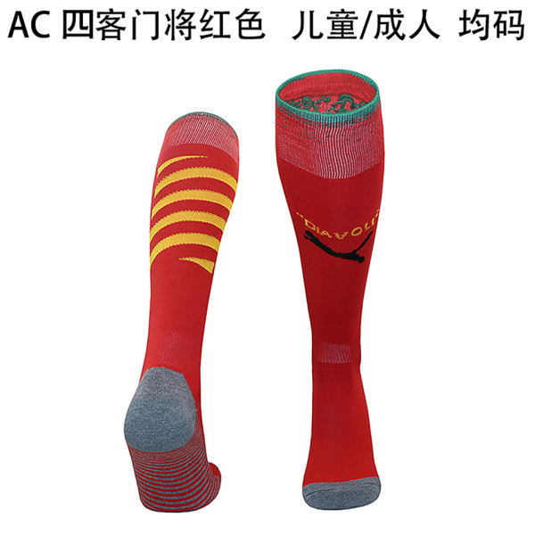 2024/25 AC Milan x Off White 4Th Red Sock