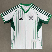 2025/26 Celtic White Baseball T-Shirt
