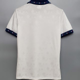 1994 Italy Away White Retro Soccer Jersey