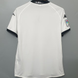 2009 Valencia Home White Retro Soccer Jersey