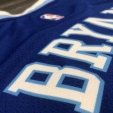 LA Lakers Bryant # 8 Blue NBA Jerseys Hot Pressed