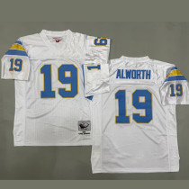 ALWORTH #19 Men's Los Angeles Chargers Retro NFL Jersey 闪电