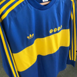 1981 Boca Home Retro Long Sleeve Soccer Jersey