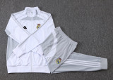 2026/27 RM Grey White Kids Jacket Tracksuit
