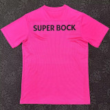 2024/25 Sporting CP Lisbon Pink Fans Jersey 里斯本 有胸前背后广告