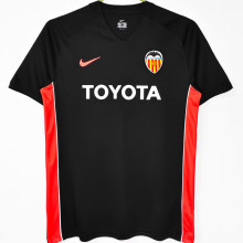 2006/07 Valencia Awya Black Retro Soccer Jersey