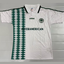 1995/1996 Panathinaikos Away White Retro Soccer Jersey