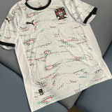 2025/26 Portugal Away White Fans Soccer Jersey