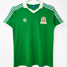1986 Mexico Home Retro Soccer Jersey