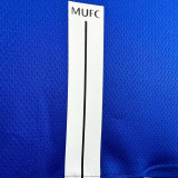 2007/08 M Utd Blue GK Retro Long Sleeve Soccer Jersey
