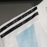 2018 Argentina Home Retro Player Version Soccer Jersey