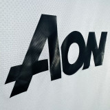 2010/11 M Utd Away Retro UCL Version Long Sleeve Soccer Jersey（胸前有绣欧冠决赛小字）