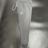 2025 Bird Home Grey Cotton sports ankle pants style