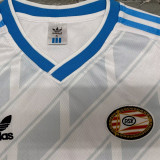1987/88 PSV Away White Retro Soccer Jersey