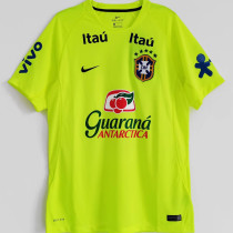 2020/21 Brazil Fluorescent Green Fans Short Jersey