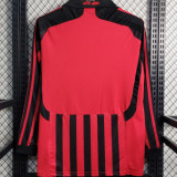 2007/08 AC Milan Home Long Sleeve Retro Jersey