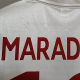 1988/89 Napoli Away White Retro Soccer Jersey