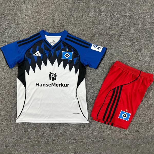 2025/26 Hamburger SV Home White Kids Jersey