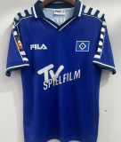 2000 Hamburger Away Blue Retro Soccer Jersey