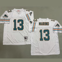 MARINO #13 Men's Miami Dolphins Retro NFL Jersey 海豚
