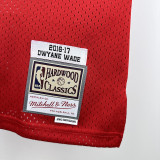 2016/17 Bulls WADE #3 Red Retro NBA Jerseys 热压