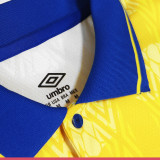 1994 Colombia Home Yellow Retro Long Sleeve Soccer Jersey