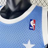 2004/05 Lakers BRYANT #8 Light Blue Retro NBA Jerseys 热压