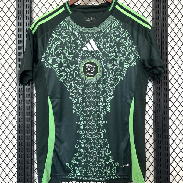 2025 Algeria Away Green Fans Soccer Jersey