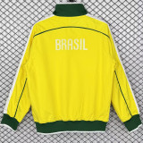 2010/2011 Brazil Home Yellow Retro Windbreaker