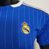2025/26 RM Blue Retro Style Player Version Soccer Jersey
