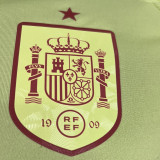 2024/25 Spain Away Yellow Player Version Soccer Jersey