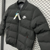 2026/27 NK Black Baseball Cotton Windbreaker Jacket BQ7708 白标
