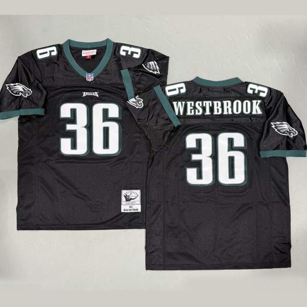 WESTBROOK #36 Men's Philadelphia Eagles Retro NFL Jersey 老鹰