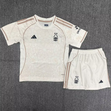 2025/26 Nottingham Forest Away Kids Soccer Jersey