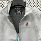 2026/27 Jordan Flight Grey Outdoor Jacket # 立领RK907 不带帽