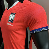 2025/26 South Korea Home Red Player Version Soccer Jersey