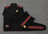 2025/26 M Utd Black Jacket Tracksuit