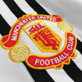 1975/1980 M Utd Away White Retro Soccer Jersey