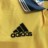 1998/1999 Marseille Away Yellow Retro Soccer Jersey