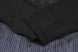 2025 Nk~ Black Kids Sweater Tracksuit
