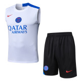 2026 PSG White Vest Training Jersey (A Set)