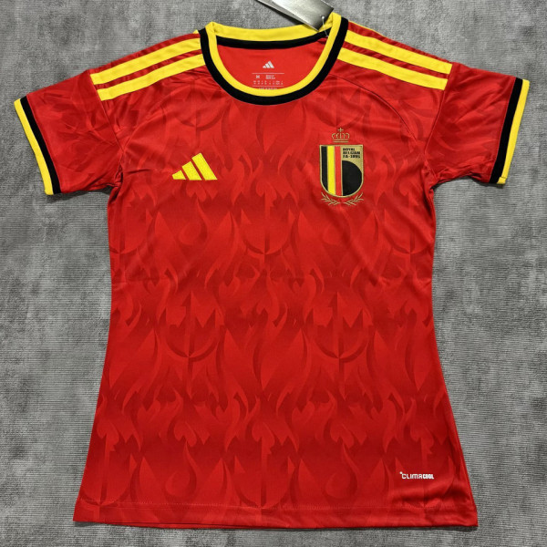 2026/27 Belgium Home Red Women Soccer Jersey 女