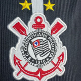 1999 Corinthians Away Black Retro Jersey