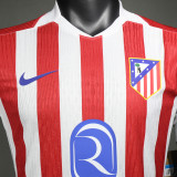 2025/26 ATM Home Player Version Long Sleeve Soccer Jersey