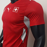 2026/27 Switzerland Home Red Player Version Soccer Jersey