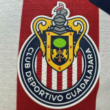 2025/26 Chivas Home Red White Player Version Soccer Jersey