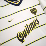 1999 Boca Away White Retro Soccer Jersey