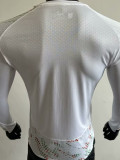 2025/26 Portugal Away White Long Sleeve Player Version Soccer Jersey