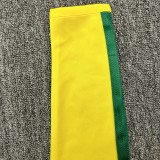 2002 Brazil Home Yellow Kids Retro Long Sleeve Soccer Jersey