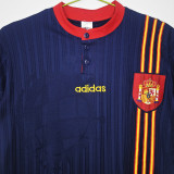 1996 Spain Away Retro Soccer Jersey